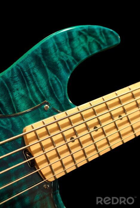 Canvas electrische gitaar geïsoleerd