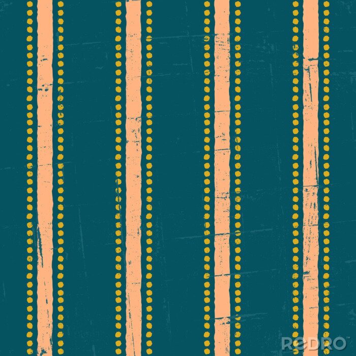 Canvas Etnisch strepen en strepen patroon