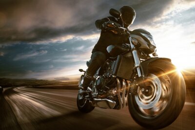 Canvas Fast Motorbike