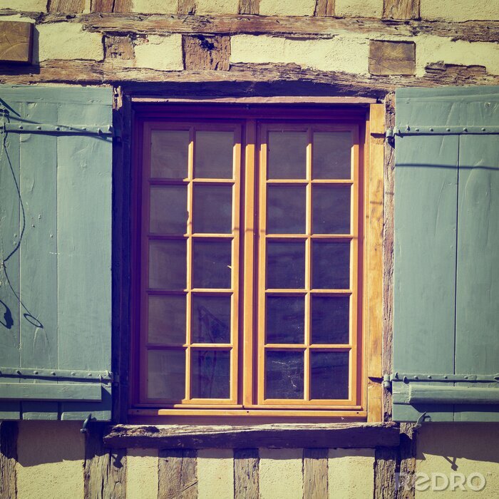 Canvas Franse Window