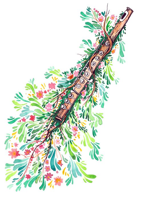 Canvas geluiden van muziek