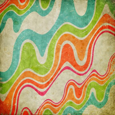 Geometrische vintage lijnen