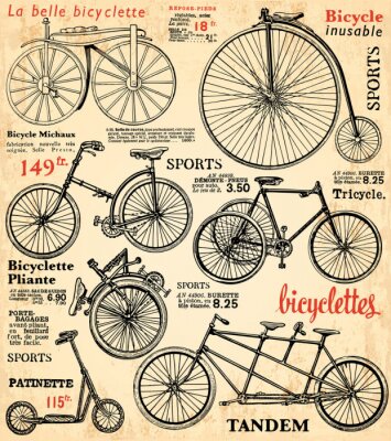 Geschiedenis van vintage fietsen