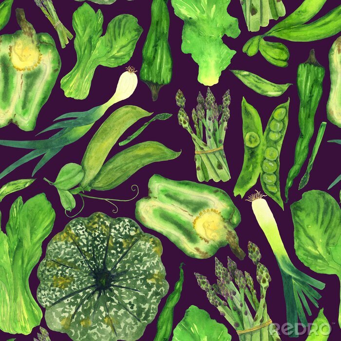 Canvas Gezonde groene groenten