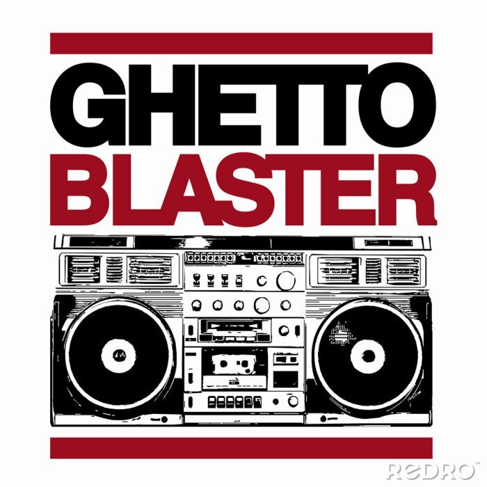 Canvas Ghetto Blaster