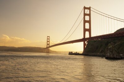 Canvas Golden Gate Bridge, San Francisco, Californië