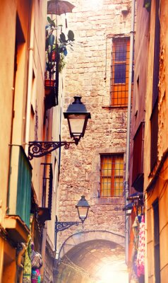 Gotische wijk in Barcelona