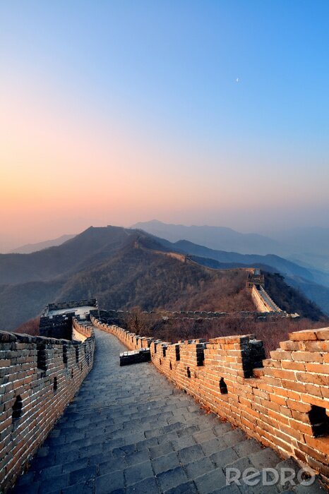 Canvas Great Wall 's ochtends