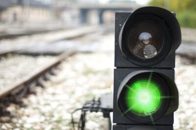Groen licht voor treinen