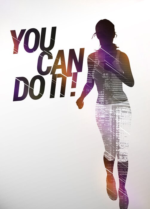 Canvas Hardlopen achtergrond