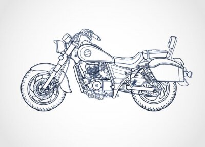 Canvas Harley-Davidson vector