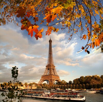 Herfstbladeren in Parijs