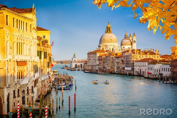 Canvas Herfstgezicht van Venetië