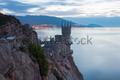 Canvas Het bekende kasteel Zwaluwnest in de buurt van Jalta