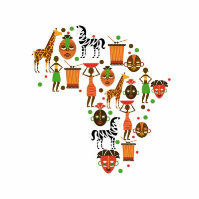 Het ontwerp van Afrika