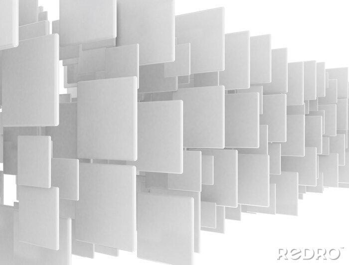 Canvas Het ruimtelijke effect van platte figuren