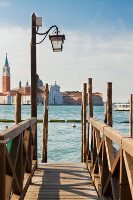 Houten brug in Venetië