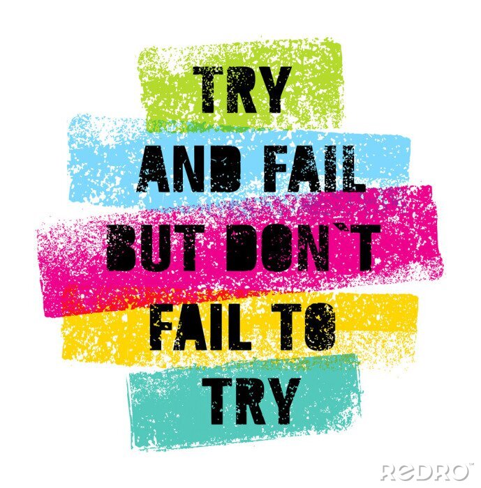 Canvas Inscriptie op regenboogstrepen