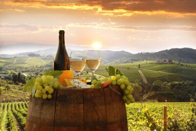 Italiaans wijngaardlandschap