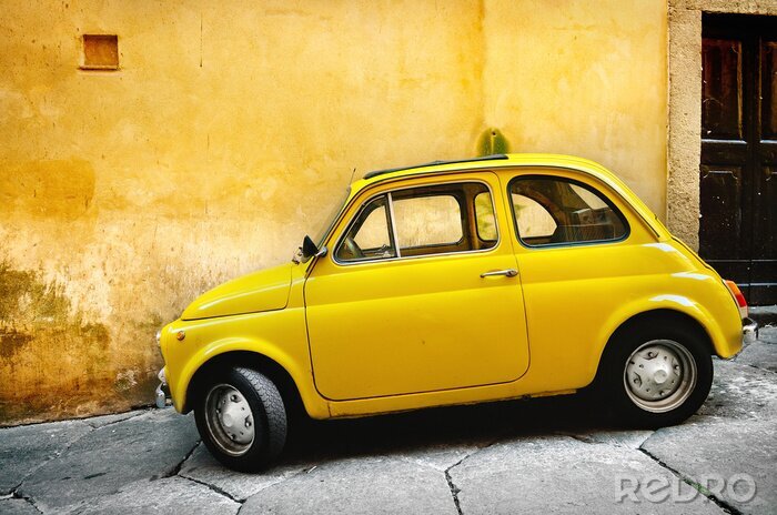 Canvas Italiaanse oude auto