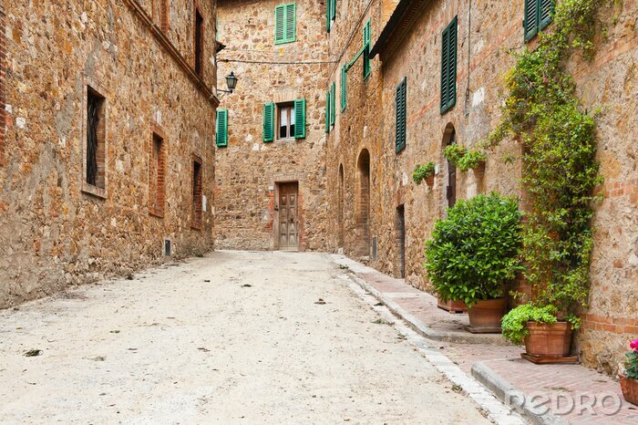 Canvas Italiaanse stad