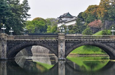 Canvas Keizerlijk paleis in Tokio