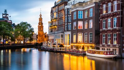 Kerk en gebouwen in Amsterdam