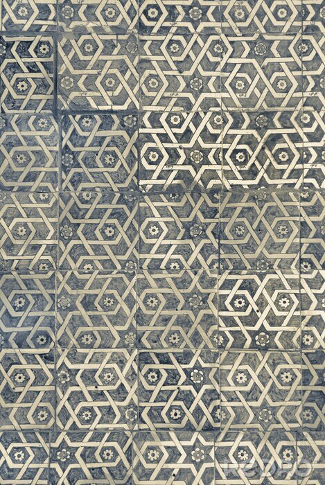 Canvas Klein siersterpatroon