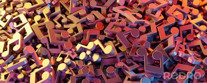 Canvas Kleurrijke noten