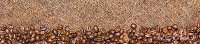 Canvas Koffie op een zakje