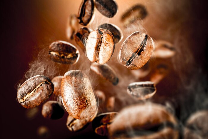 Canvas Koffie splash