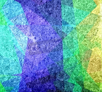 Canvas kubisme gekleurde grunge textuur achtergrond