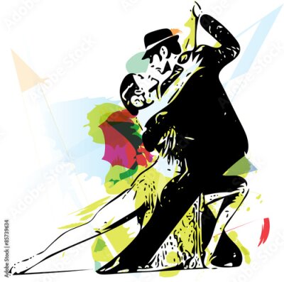 Latijns-Amerikaans danspaar