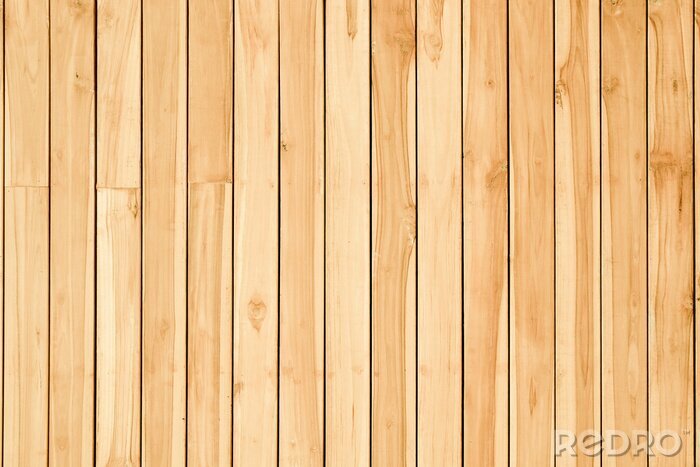Canvas Lichte verticale houten plank