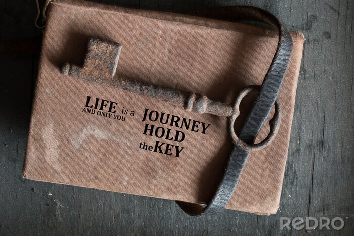 Canvas Life Is a Journey and Only You Hold the Key.