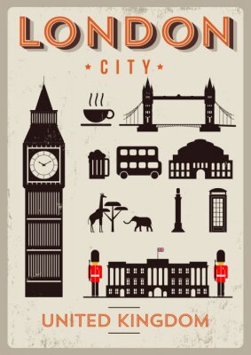 Canvas London City Poster Design