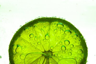 Macrofoto van limoen fruit