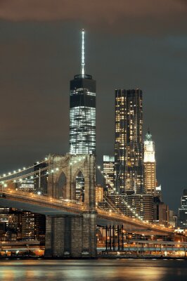 Canvas Manhattan 's nachts