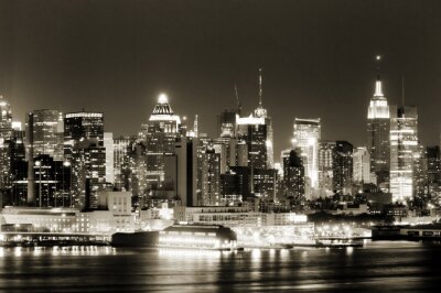 Manhattan West side 's nachts