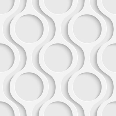 Modern geometrisch patroon met cirkels