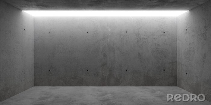 Canvas Moderne betonnen garage