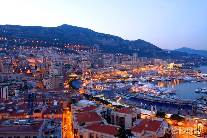 Canvas Monaco 's nachts