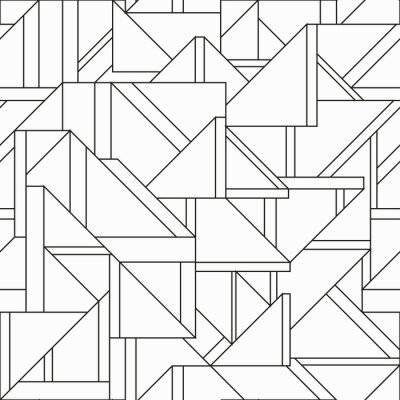 Monochroom driehoek patroon