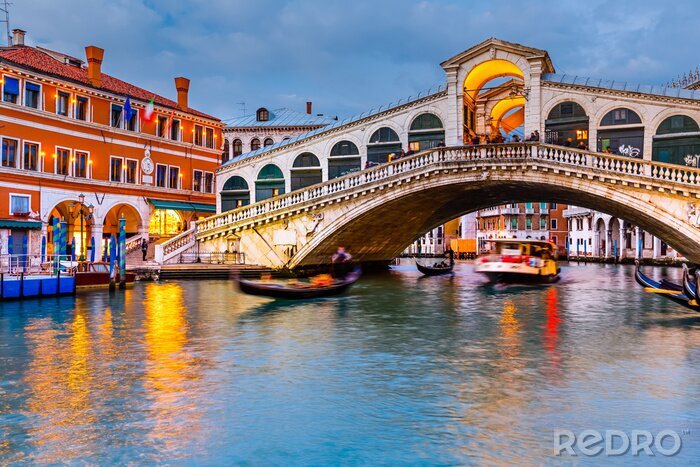 Canvas Mooi monument in Venetië