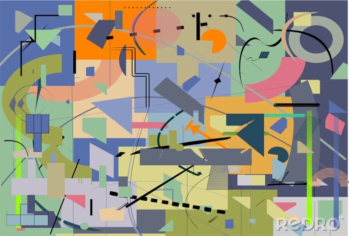 Canvas Motieven van de schilder Picasso