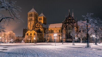 Canvas Münster Cathedral Winter Mood