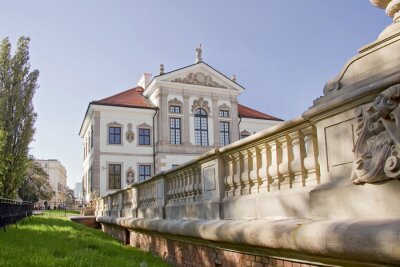 Canvas Museum van Frederick Chopin. Barokke paleis in Warschau.