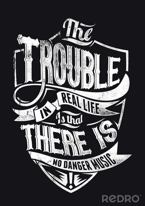 Canvas Muzikale gevarentekst