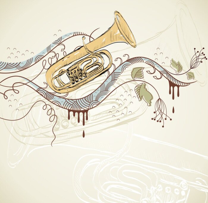 Canvas Muzikale tuba