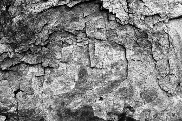 Canvas Natuurlijke grijze steen